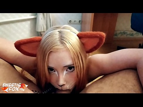❤️ Kitsune svelge pikk og cum i munnen ️ Jævla video hos oss ﹏